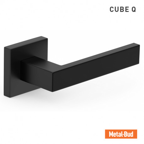 Kľučka CUBE Q PREMIUM čierna Metal Bud 