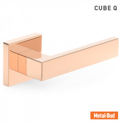 Kľučka CUBE Q Premium, meď PVD Metal Bud 