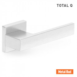 Kľučka TOTAL Q Premium, kartáčovaný chróm, Metal Bud 