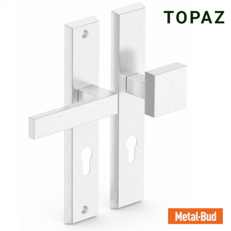 Vchodová kľučka TOPAZ nerez, Metal Bud