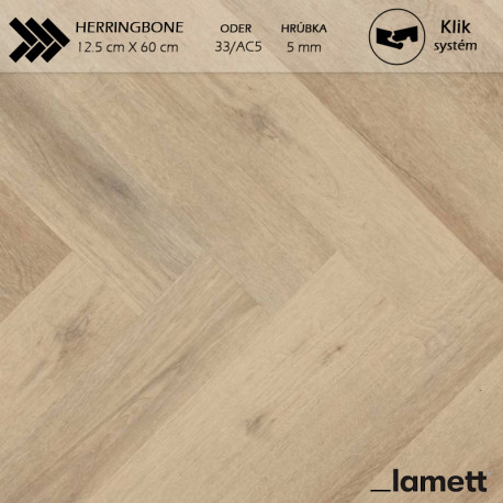 Kompozitná podlaha Lamett Douro Black Pepper DOU HB 604-IB